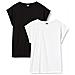 Ladies Extended Shoulder Tee 2-pack T-shirt, Black / white, 5xl Donna - Foto miniatura 1