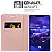 Custodia Compatibile Con Huawei Mate 20 Lite In Classy Oro Rosa - Coperchio Protettiva Con Chiusura Magnetica, Funzione Stand E Tasca Per Le Carte - Foto miniatura 5