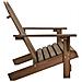 Sedia da Giardino Adirondack a 2 Posti Legno di Abete Marrone - Foto miniatura 3