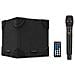 Sistema Audio Portatile Mini QUBO Stereo Potenza 100 W Bluetooth Nero con Radiomicrofono Ice e Telecomando - Foto miniatura 1