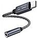 Adattatore Dac Cavo Adattatore Audio Da Usb-c A 3,5 Mm Da 32 Bit / 384 Khz Grey - Foto miniatura 1