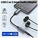 Adattatore Dac Cavo Adattatore Audio Da Usb-c A 3,5 Mm Da 32 Bit / 384 Khz Grey - Foto miniatura 4