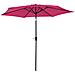 Hapunaombrello Rotondo Diritto Diametro 2,70m Fucsia - Foto miniatura 1