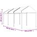 Gazebo Con Tetto Bianco 6,69x2,28x2,69 M In Polietilene - Foto miniatura 5