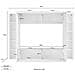 Parete Attrezzata Luigi, Set Salotto Porta Tv A 4 Ante, Mobile Soggiorno Multiuso, 100% Made In Italy, Cm 260x30h180, Bianco Lucido - Foto miniatura 3