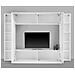 Parete Attrezzata Luigi, Set Salotto Porta Tv A 4 Ante, Mobile Soggiorno Multiuso, 100% Made In Italy, Cm 260x30h180, Bianco Lucido - Foto miniatura 4