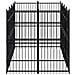 Gabbia Per Cani Da Esterno In Acciaio 7,37 M - Foto miniatura 3