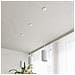 Lampadario Otto 50 Bianco Sl. 0745 - Minimalista Lampada A Soffitto Bianco 30x50x50 Cm - Foto miniatura 1