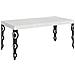 Tavolo Allungabile 90x180/284 Cm Karamay Telaio Antracite - Bianco Frassino - Foto miniatura 1