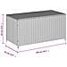 Contenitore Da Giardino Beige Misto 190l In Polyrattan - Foto miniatura 2