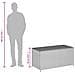 Contenitore Da Giardino Beige Misto 190l In Polyrattan - Foto miniatura 6