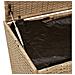 Contenitore Da Giardino Beige Misto 190l In Polyrattan - Foto miniatura 7