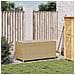 Contenitore Da Giardino Beige Misto 190l In Polyrattan - Foto miniatura 8