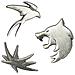 The Witcher - Trinity Sigils Set Di 3 Spille - Foto miniatura 1