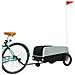 Rimorchio Da Bici Nero E Grigio 30 Kg In Ferro - Foto miniatura 3
