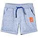 Pantaloncini per Bambini con Coulisse Blu Mélange 128 - Foto miniatura 1