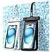 Custodia Impermeabile Ip68 Per Smartphone 7” A Doppia Tasca, Bianco - Foto miniatura 3