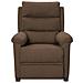 Poltrona Elettrica Reclinabile Marrone in Tessuto - Foto miniatura 3