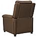 Poltrona Elettrica Reclinabile Marrone in Tessuto - Foto miniatura 5