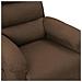 Poltrona Elettrica Reclinabile Marrone in Tessuto - Foto miniatura 8
