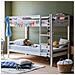 Letto A Castello Per Bambini 190x90cm Bianco Amber - Foto miniatura 6