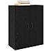 Armadi da Muro 2 pcs Rovere nero 69.5 x 34 x 90 cm - Foto miniatura 3