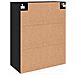 Armadi da Muro 2 pcs Rovere nero 69.5 x 34 x 90 cm - Foto miniatura 9