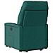 Poltrona Alzapersona Massaggiante Verde Scuro in Tessuto - Foto miniatura 7