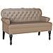 Panca Chesterfield Cappuccino 119.5 x 64.5 x 75 cm - Foto miniatura 1