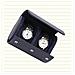 Custodia Portatile In Pelle Pu Blu Profondo Con Motivo Lychee Per 2 Orologi - Organizer Da Viaggio - Foto miniatura 3