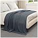 Coperte da Pile 24 pcs Grigio scuro 200 x 150 cm Panno - Foto miniatura 3