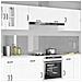 Rivestimento da Cucina 2 pcs Grigio chiaro 120 x 50 cm - Foto miniatura 2