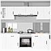 Rivestimento da Cucina 2 pcs Grigio chiaro 120 x 50 cm - Foto miniatura 3