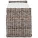 Panchina con contenitore Grigio 110 x 40 x 50 cm Rattan - Foto miniatura 6