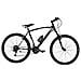 Bici Da Uomo Mountain Bike Misura 27,5 Nv275sf Bicicletta Mtb Nevada Cambio 21v Con Forcella Ammortizzata - 42 Titanio Verde Fluo Opaco - Foto miniatura 2