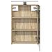 Mobiletto per specchio da bagno con lo scaffale Rovere Sonoma - Foto miniatura 7