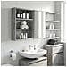 Armadio da bagno a muro Sonoma grigia 40 x 10 x 50 cm - Foto miniatura 2