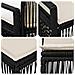 Set Divano da Giardino 8 pcs Nero polyrattan - Foto miniatura 4
