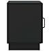 Comodino 2 pcs Nero 43 x 34,5 x 47 cm Legno ingegnerizzato - Foto miniatura 6