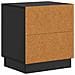 Comodino 2 pcs Nero 43 x 34,5 x 47 cm Legno ingegnerizzato - Foto miniatura 7
