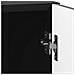 Comodino 2 pcs Nero 43 x 34,5 x 47 cm Legno ingegnerizzato - Foto miniatura 9
