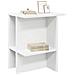 Tavolino da salotto 2 pcs Bianco 40 x 30 x 49 cm - Foto miniatura 3