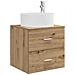 Set di mobili per il bagno 4 pcs Rovere Artigianale - Foto miniatura 5