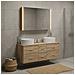 Set di mobili per il bagno 4 pcs Rovere Sonoma - Foto miniatura 2