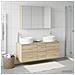 Set di mobili per il bagno 4 pcs Rovere Sonoma - Foto miniatura 4