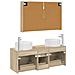 Set di mobili per il bagno 4 pcs Rovere Sonoma - Foto miniatura 9