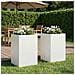 Vaso da giardino 2 pz Bianco 50 x 50 x 75 cm - Foto miniatura 2