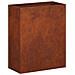 Vaso da giardino Ruggine 40 x 20 x 50 cm Acciaio Corten - Foto miniatura 1