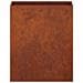 Vaso da giardino Ruggine 40 x 20 x 50 cm Acciaio Corten - Foto miniatura 4