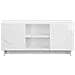 Supporto TV 90 x 34.5 x 40 cm Bianco Lucido - Foto miniatura 4